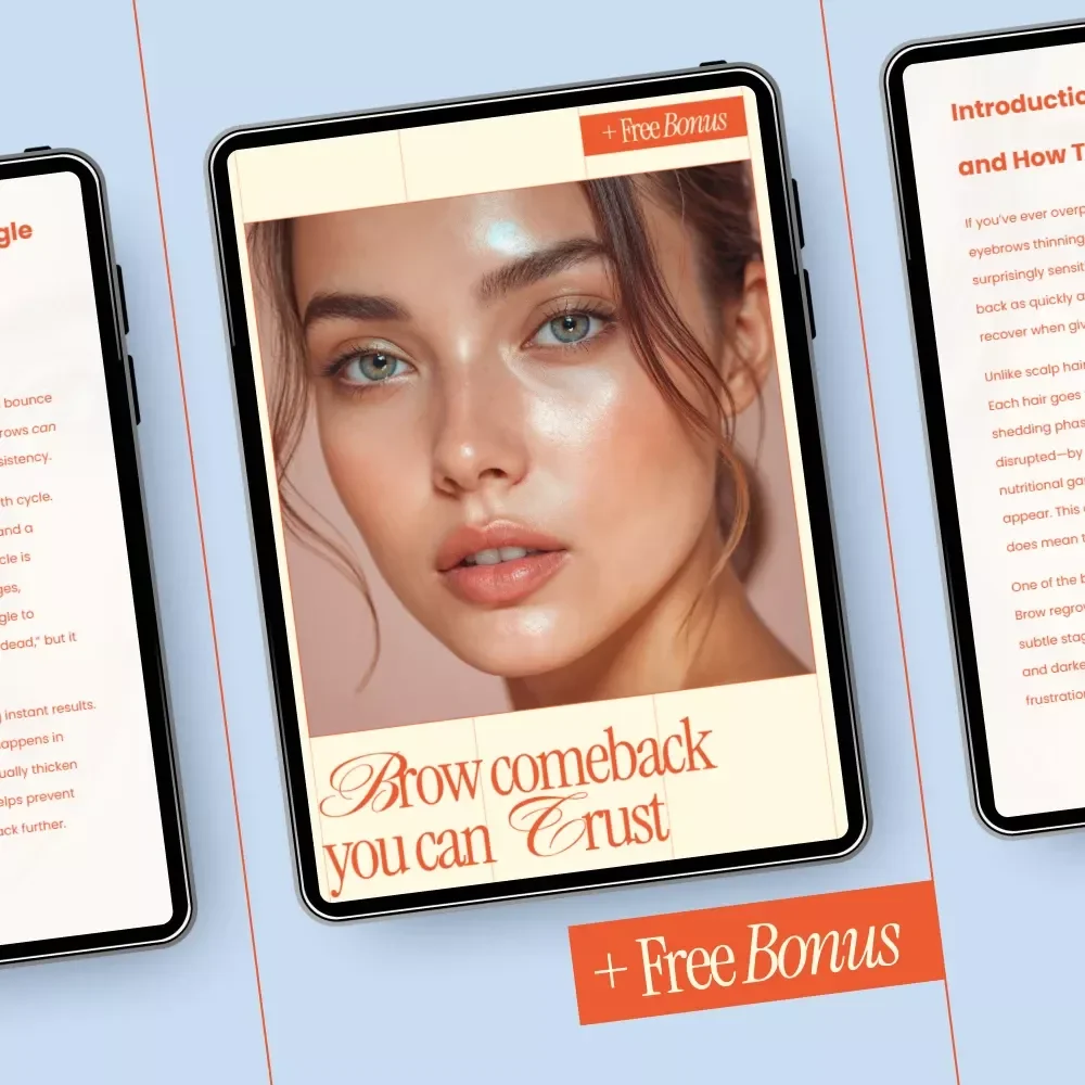 Brow Comeback You Can Trust – Eyebrow Regrowth Guide, Understanding Your Eyebrow Growth Cycle, Healthy Brow Regrowth & Fuller Brows Digital Download