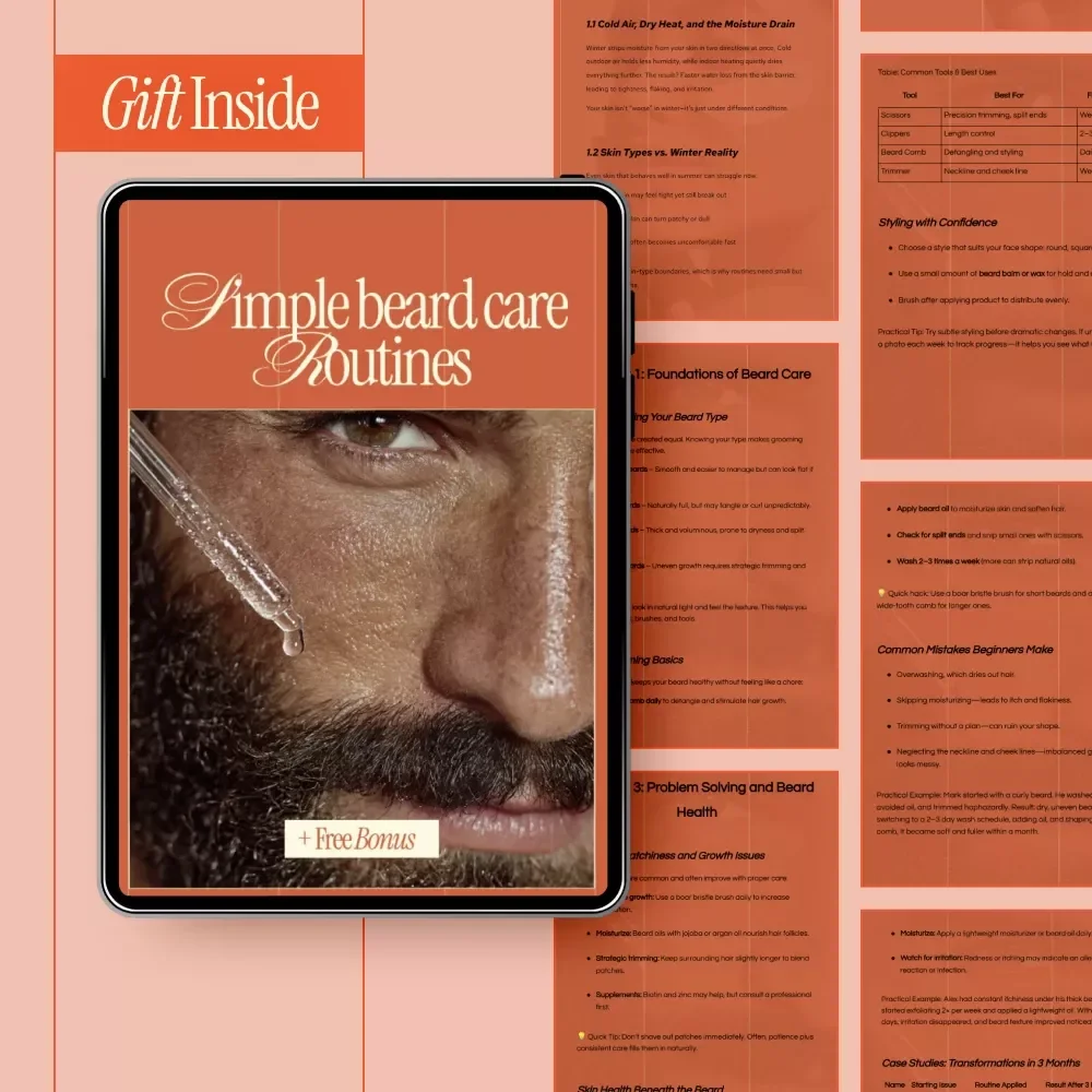 Simple Beard Care Routines – Practical Beard Care Routines eBook for Clean, Healthy & Confident Beards | Digital Download Guide