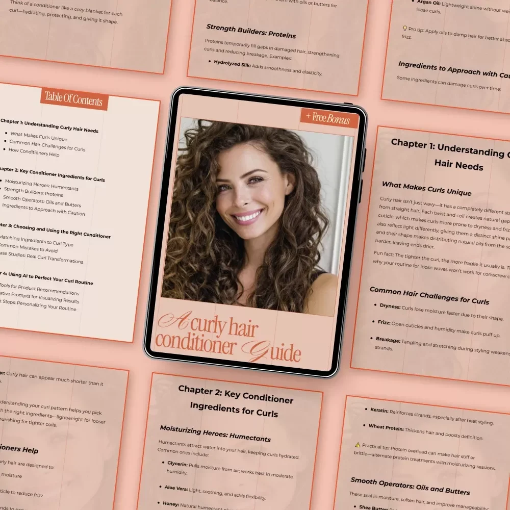 A Curly Hair Conditioner Guide – Ingredient Breakdown & Conditioner Ingredients for Curls, Digital Curl Care Guide