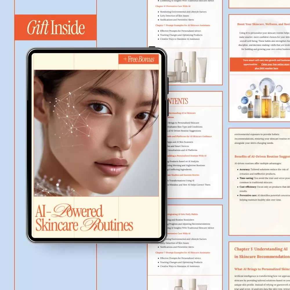 AI-Powered Skincare Routines – Smart Beauty eBook on How AI Can Recommend Skincare Routine for Personalized Results