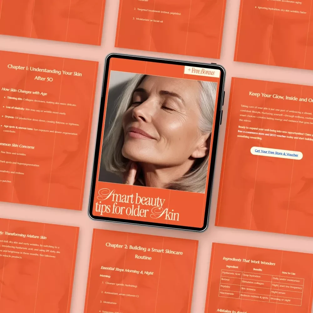 Smart Beauty Tips for Older Skin – Practical eBook Guide with Proven Beauty Tips for Older Skin, Skincare, Makeup & Modern Tech
