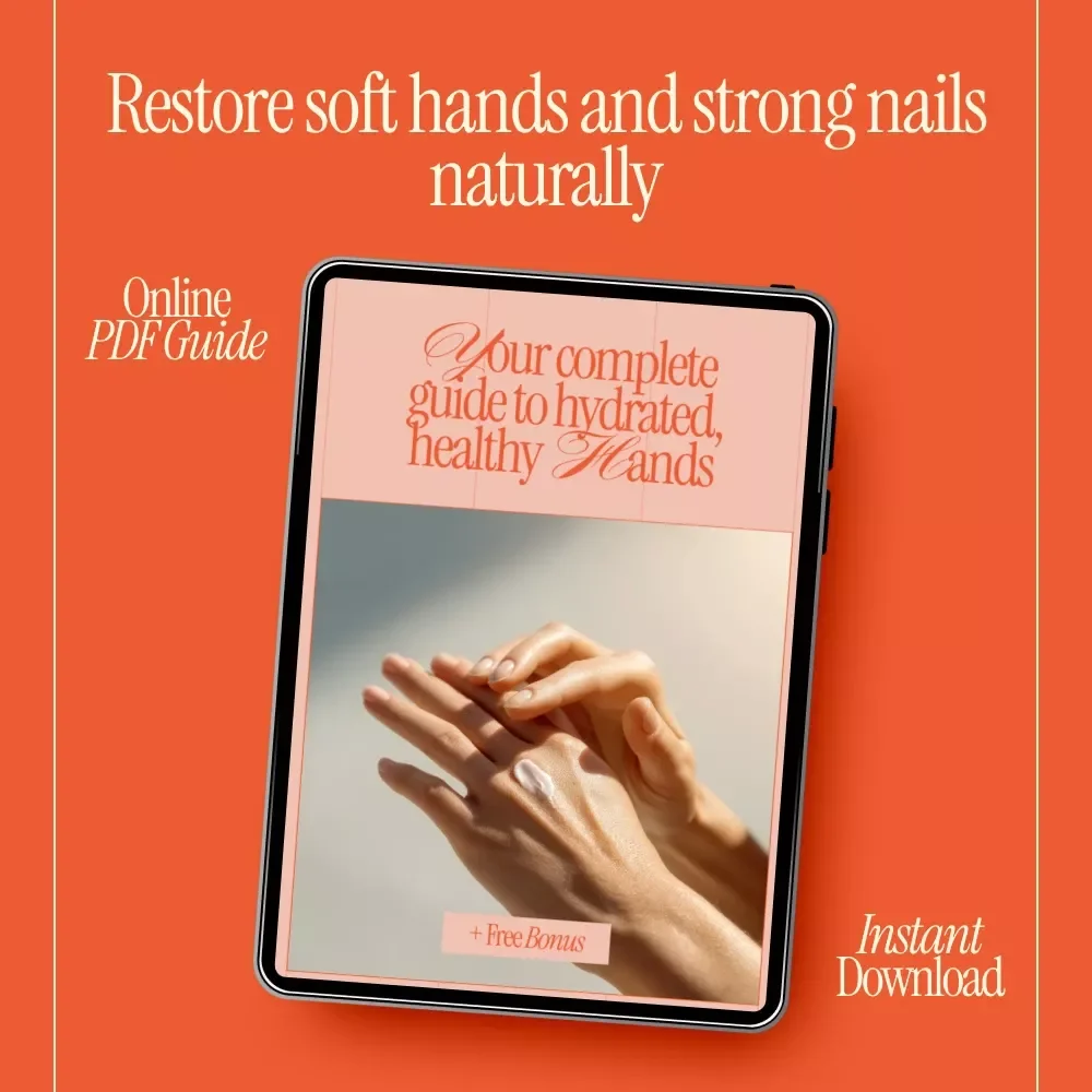 Your Complete Guide to Hydrated, Healthy Hands – Digital Hand Care Guide, Healthy Nails eBook, Dry Hands Checklist, Nail & Skin Care Download