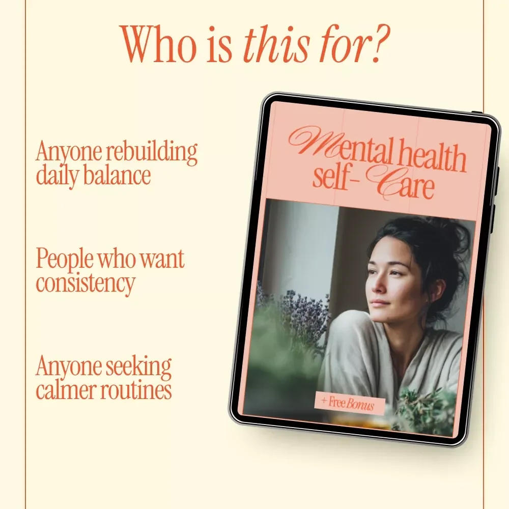 Mental Health Self-Care | Practical Ebook for Building Sustainable Mental Health Self-Care Routines