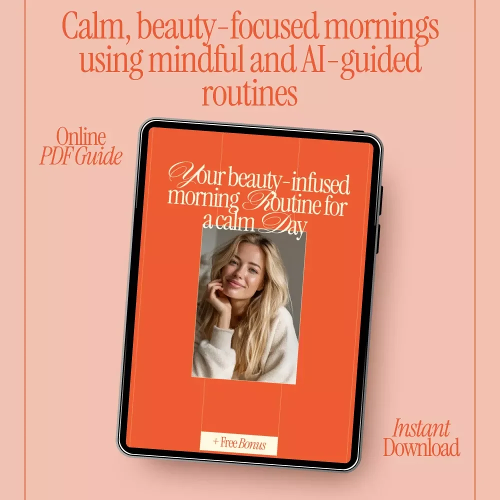 Your Beauty-Infused Morning Routine for a Calm Day | Mindful Skincare, Style & AI-Guided Self-Care Morning Guide