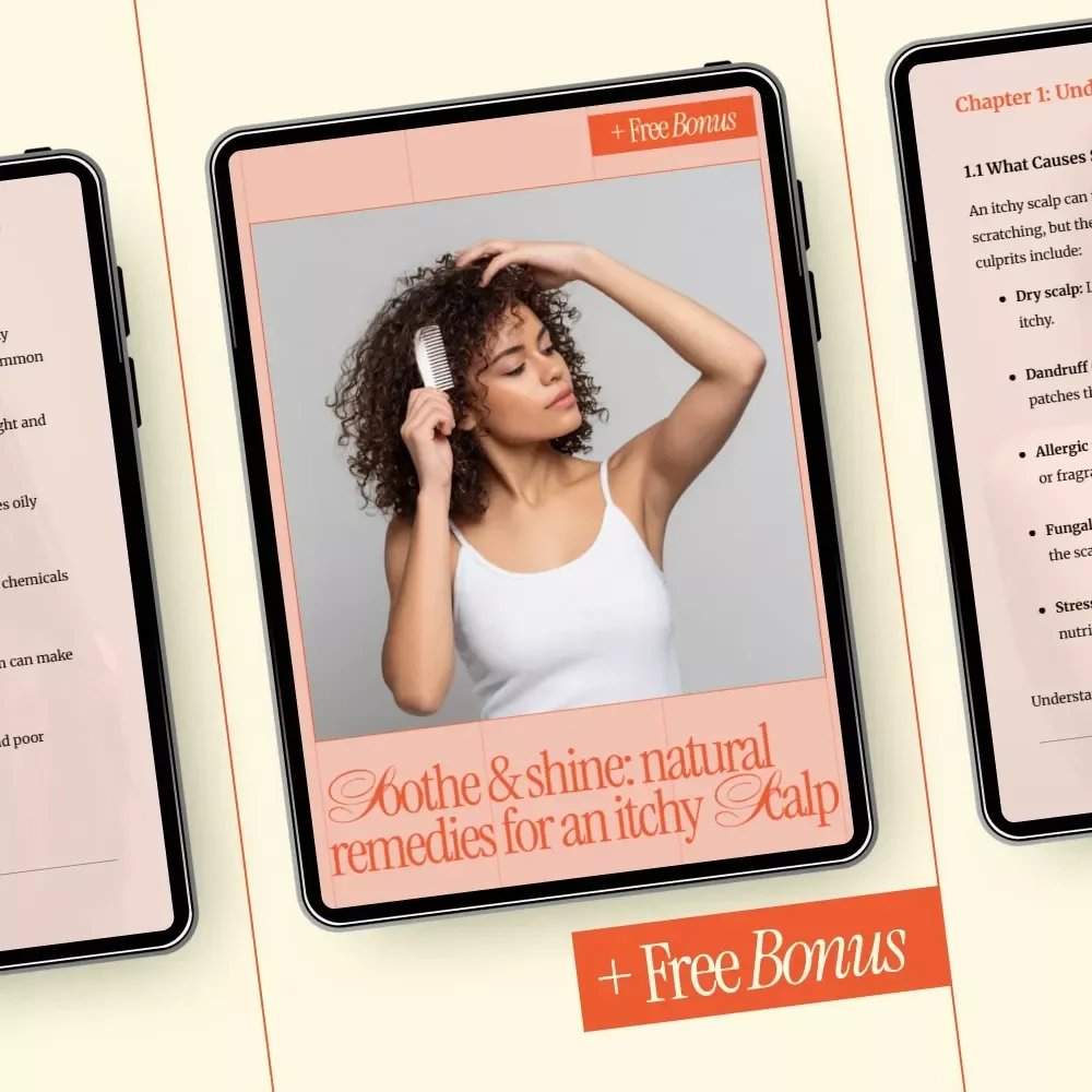 Soothe & Shine: Natural Remedies for an Itchy Scalp | Digital Guide for Itchy Scalp Relief, Natural Hair Care, DIY Scalp Treatments, Healthy Scalp eBook