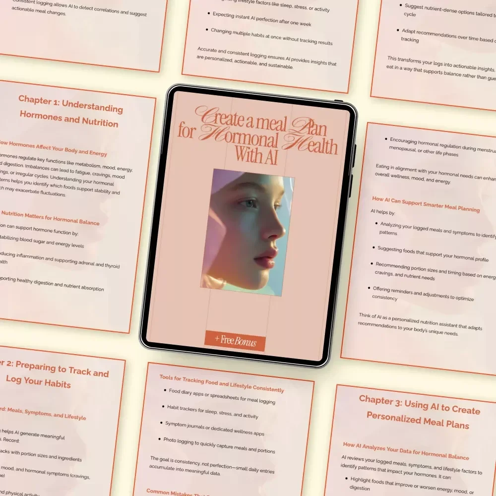 Create a Meal Plan for Hormonal Health with AI | Smart Guide Using ai to create a meal plan for hormonal balance