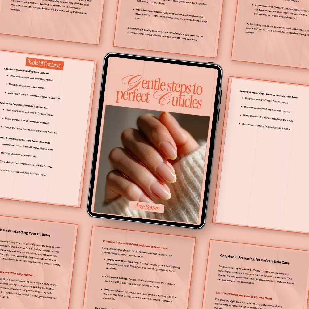 Gentle Steps to Perfect Cuticles – A Complete Guide on How to Remove Cuticles Safely, Healthy Nail Care Digital Download