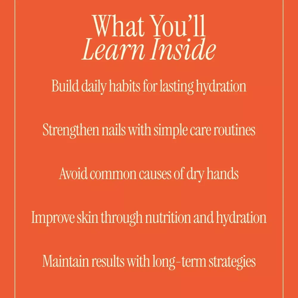 Your Complete Guide to Hydrated, Healthy Hands – Digital Hand Care Guide, Healthy Nails eBook, Dry Hands Checklist, Nail & Skin Care Download