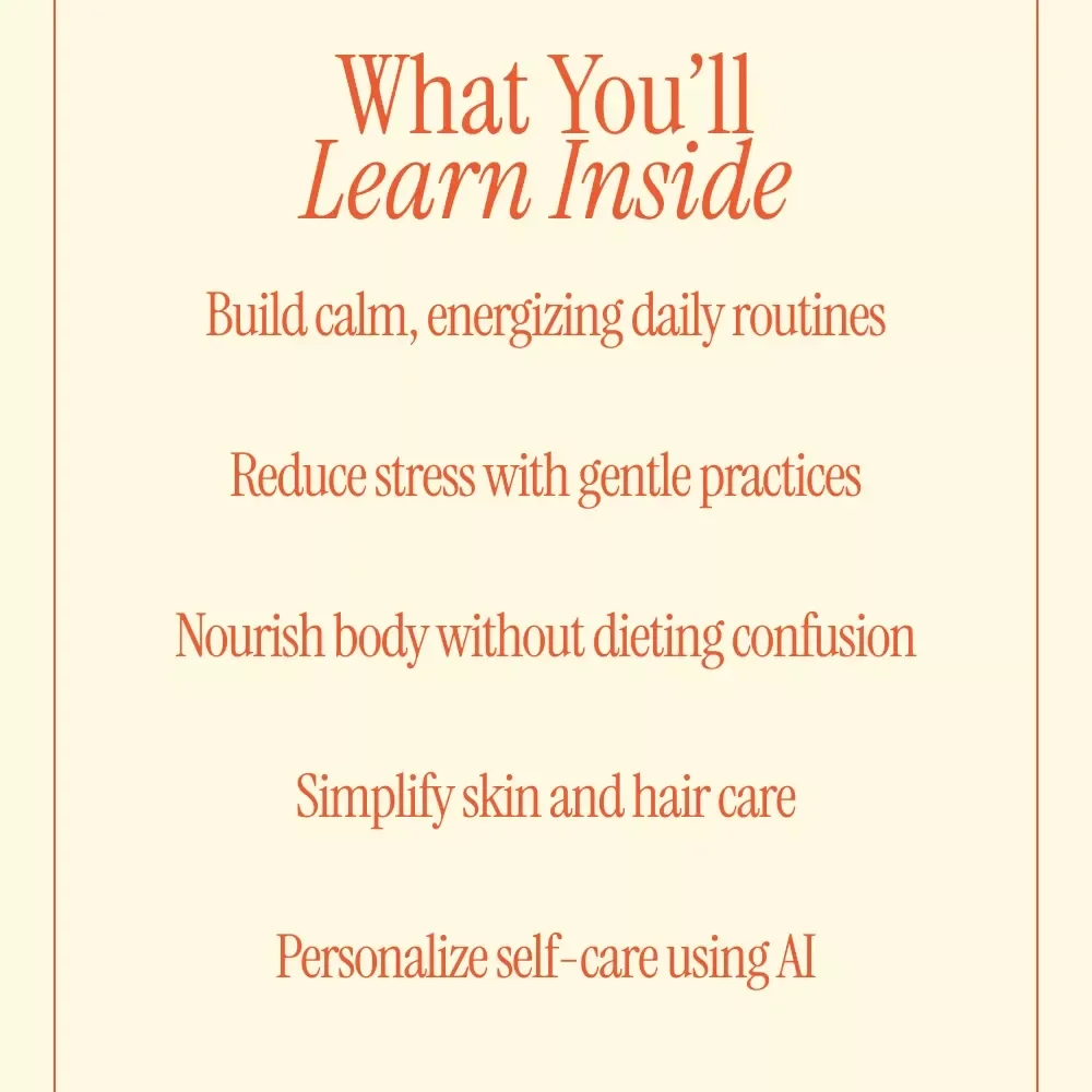 Glow Inside Out | Holistic Self-Care Guide, Mindful Mornings, Wellness eBook, Skincare & Mindset Digital Download