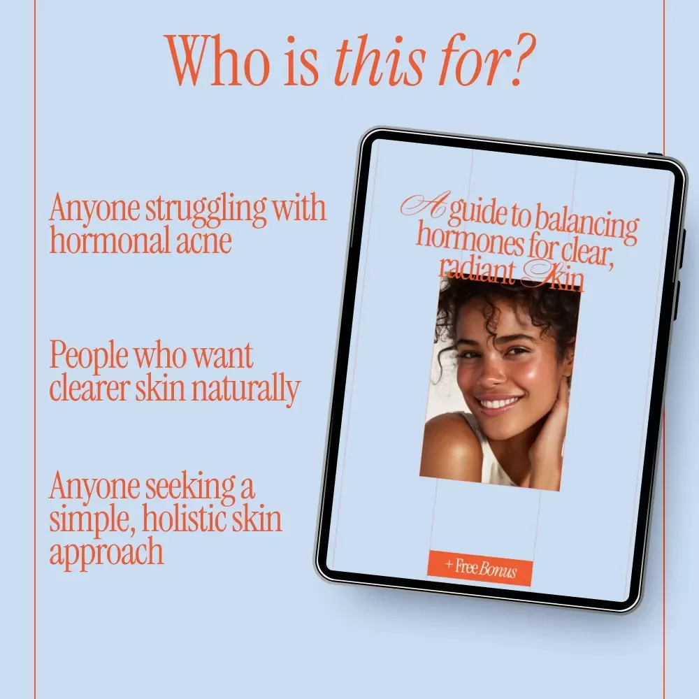 A Guide to Balancing Hormones for Clear, Radiant Skin | Hormone Balance eBook, Clear Skin Guide, Holistic Skincare & Lifestyle Digital Download