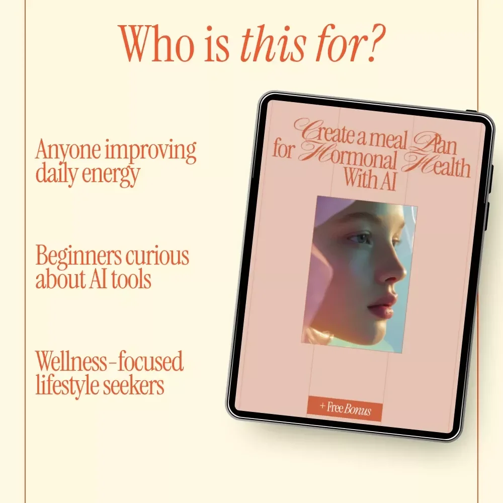 Create a Meal Plan for Hormonal Health with AI | Smart Guide Using ai to create a meal plan for hormonal balance