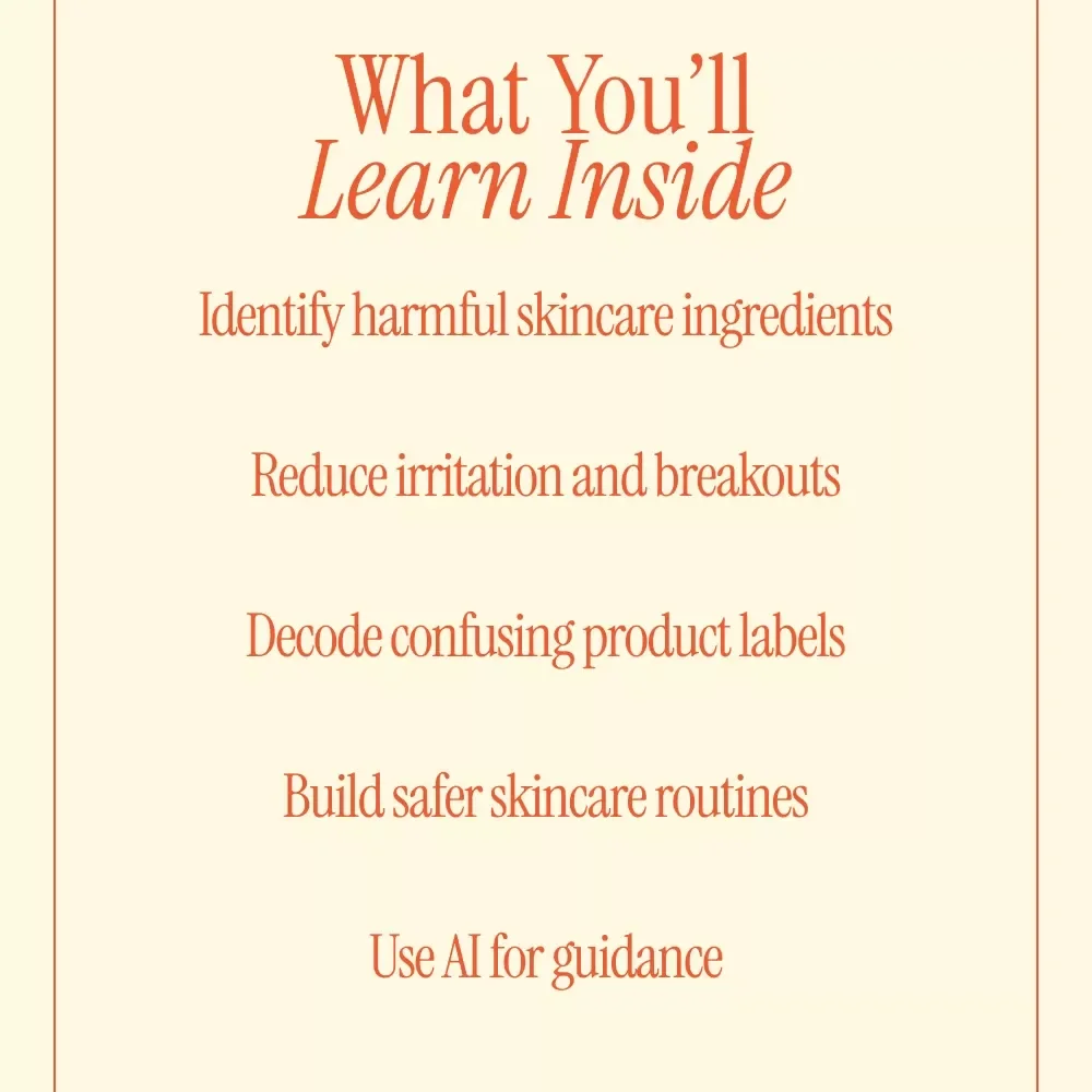 Toxic or Trendy? Skincare Ingredients to Avoid | Ebook Guide to ingredients to avoid in skincare, Smart Ingredient Labels & Safe Routines