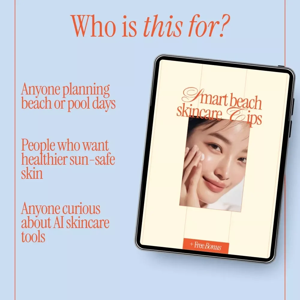 Smart Beach Skincare Tips | Digital Guide with Beach Skincare Tips for Sun Protection, After-Sun Care & Tech-Savvy Skin Health