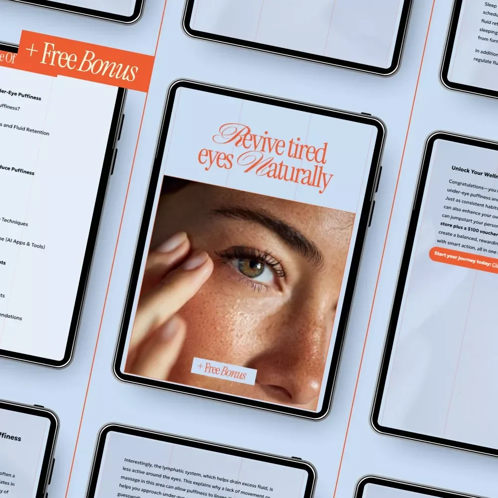 Revive Tired Eyes Naturally – A Gentle Guide to ways to reduce under-eye puffiness, Brighten Your Look & Build a Healthy Eye Care Routine