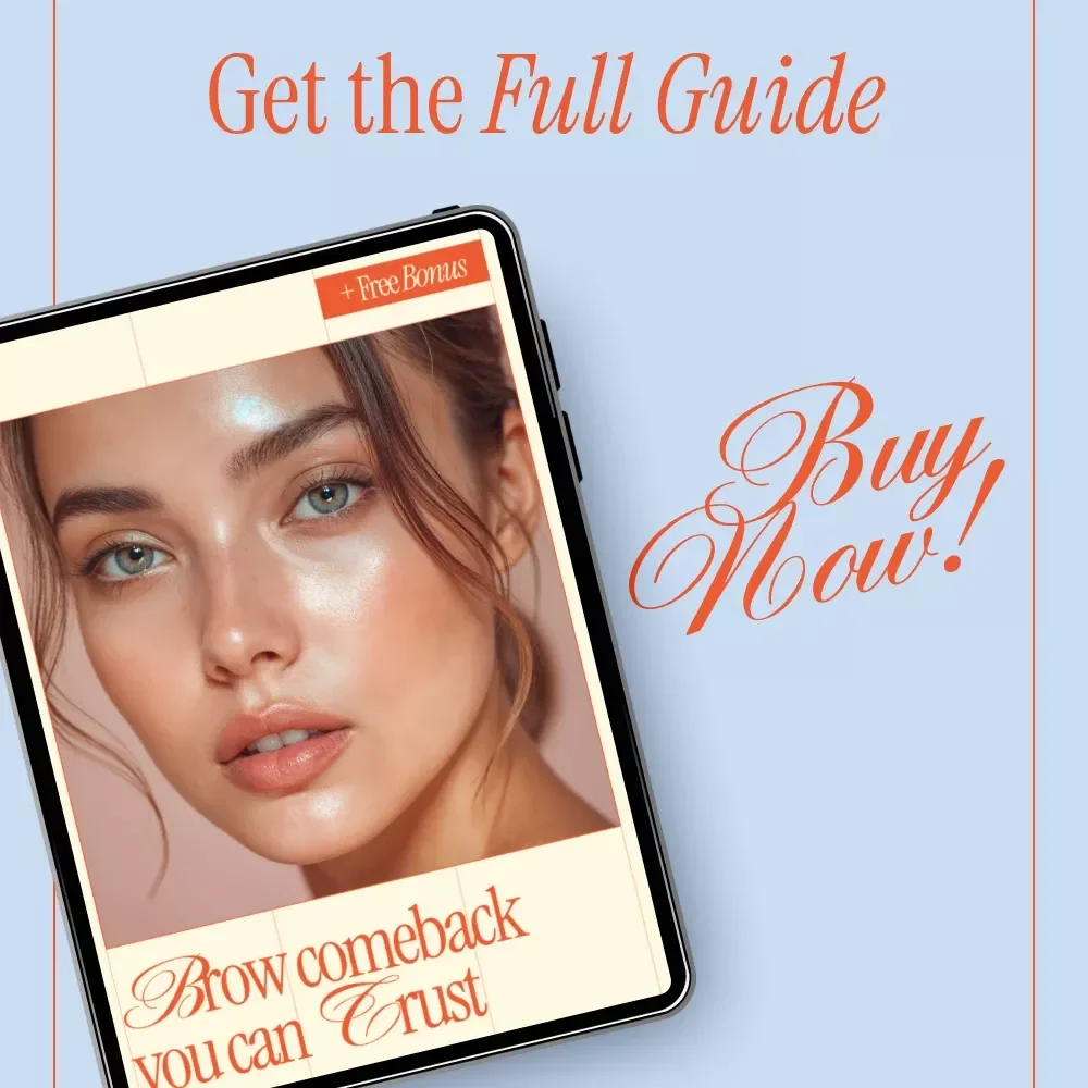 Brow Comeback You Can Trust – Eyebrow Regrowth Guide, Understanding Your Eyebrow Growth Cycle, Healthy Brow Regrowth & Fuller Brows Digital Download