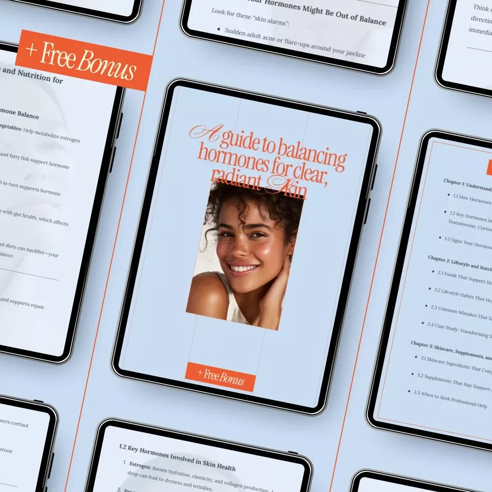 A Guide to Balancing Hormones for Clear, Radiant Skin | Hormone Balance eBook, Clear Skin Guide, Holistic Skincare & Lifestyle Digital Download