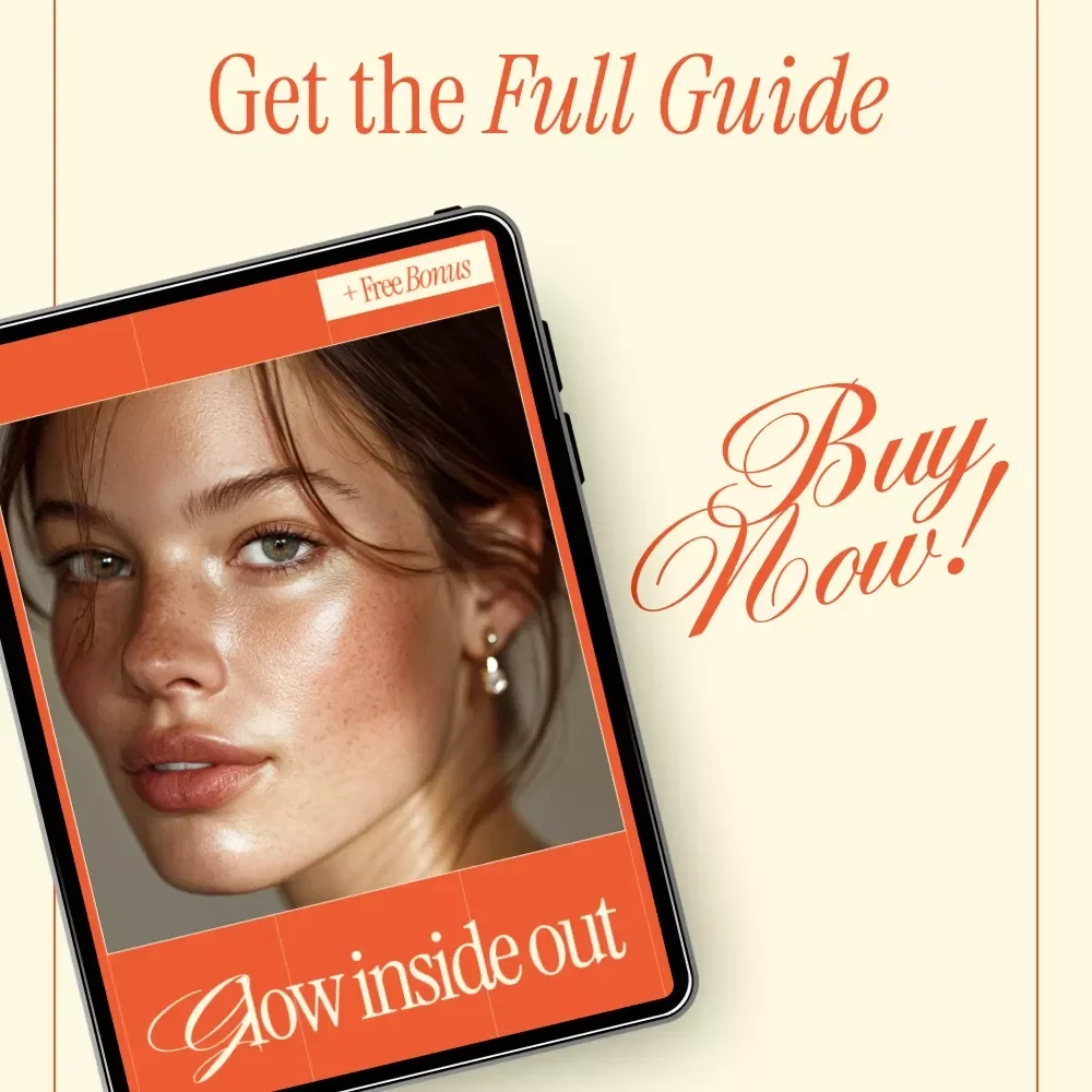 Glow Inside Out | Holistic Self-Care Guide, Mindful Mornings, Wellness eBook, Skincare & Mindset Digital Download
