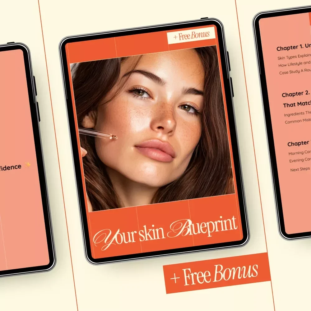 Your Skin Blueprint – Personalized Skincare Guide, Simple Daily Skincare Routine, AI Prompts for Personalized Skincare, Digital eBook Download