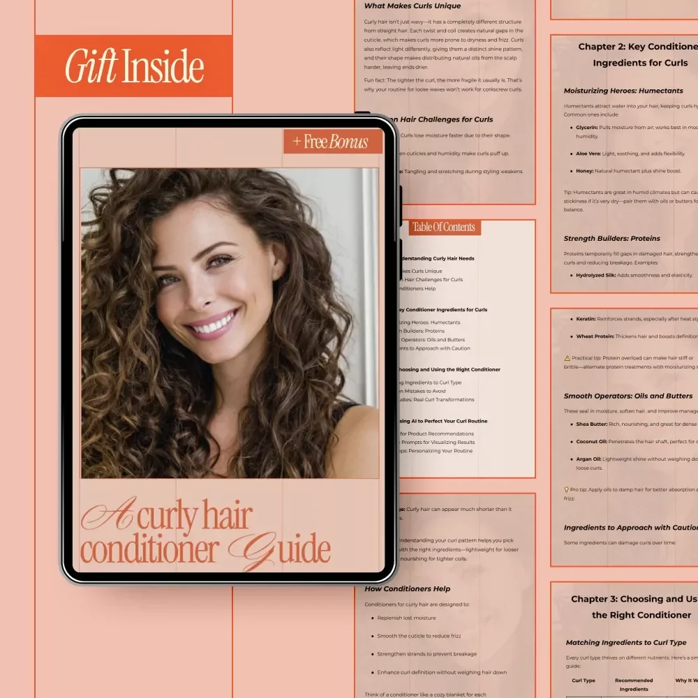 A Curly Hair Conditioner Guide – Ingredient Breakdown & Conditioner Ingredients for Curls, Digital Curl Care Guide