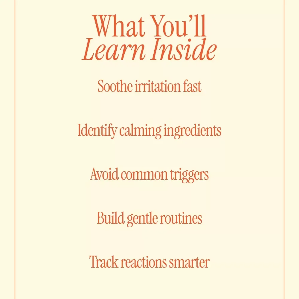 Fast Relief for Irritated Skin – Ebook Guide on How to Calm Irritated Skin Fast, Soothing Techniques, Gentle Skincare & Long-Term Skin Comfort