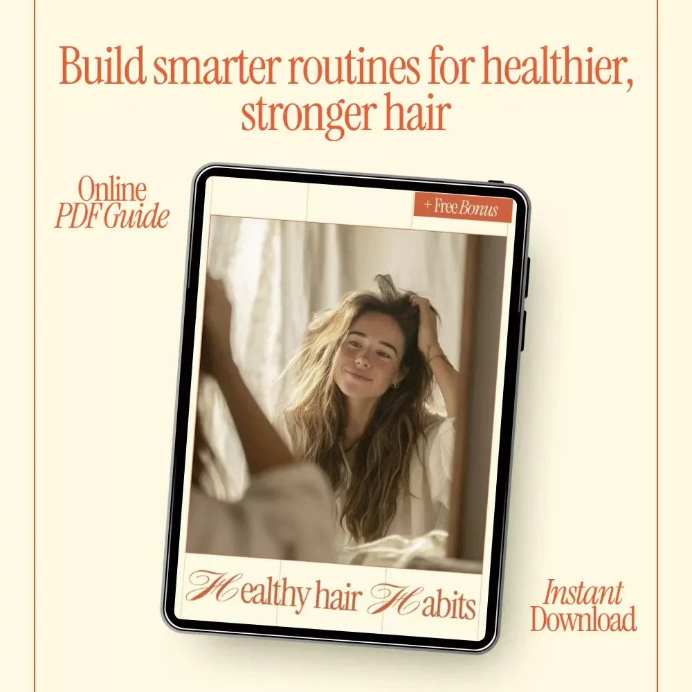 Healthy Hair Habits Ebook | Ultimate Guide to Building healthy hair habits, Stronger Strands & Smarter Hair Care Routines