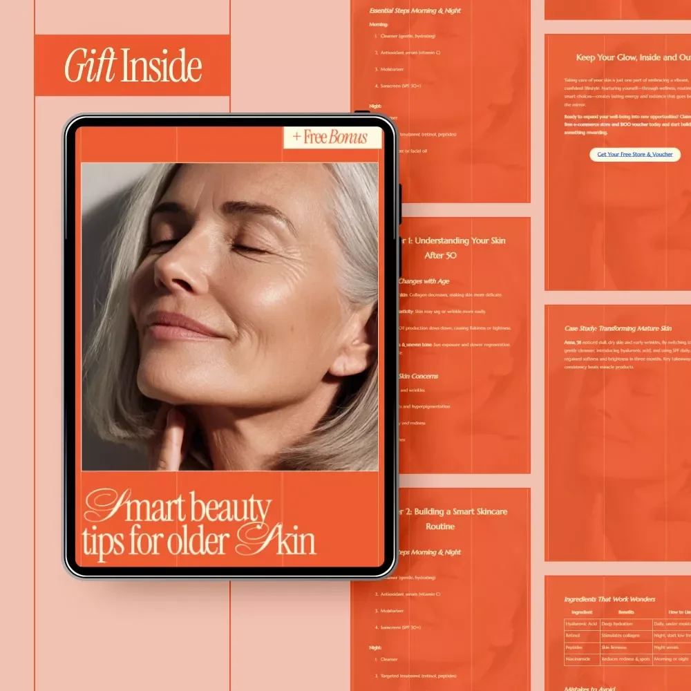 Smart Beauty Tips for Older Skin – Practical eBook Guide with Proven Beauty Tips for Older Skin, Skincare, Makeup & Modern Tech