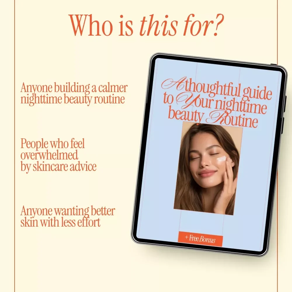 A Thoughtful Guide to Your Nighttime Beauty Routine – Digital eBook for a Calming, Effective Nighttime Beauty Routine