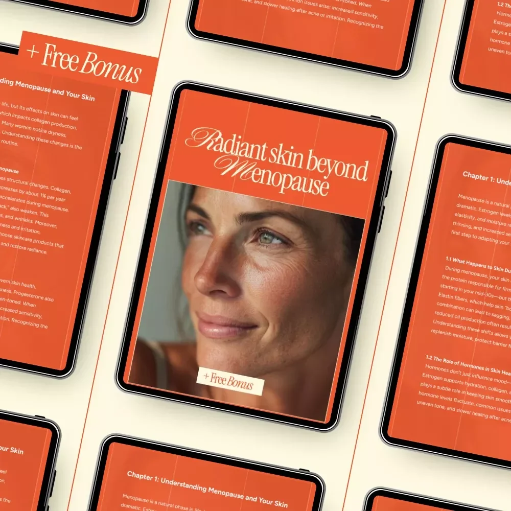 Radiant Skin Beyond Menopause – A Practical eBook Guide to Menopause and Skincare Changes for Healthy, Glowing Mature Skin