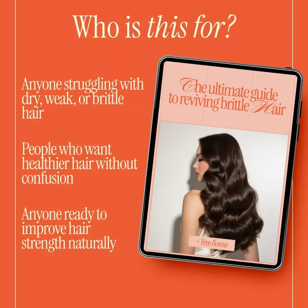 The Ultimate Guide to Reviving Brittle Hair – Digital Hair Care Guide, Healthy Hair eBook, Hair Strength & Repair Checklist