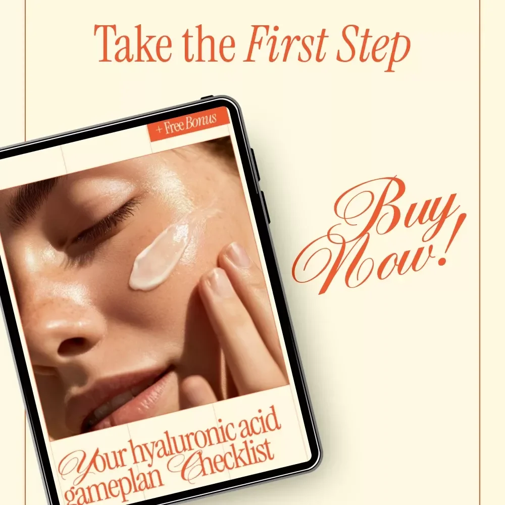 Your Hyaluronic Acid Gameplan Checklist – Simple Skincare Routine Planner with hyaluronic acid tips for Hydrated, Plump Skin