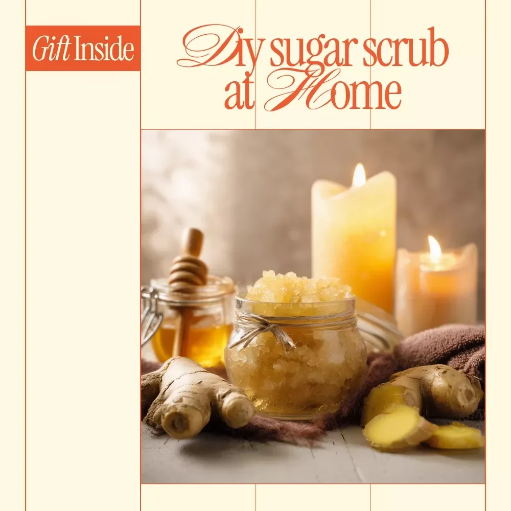 DIY Sugar Scrub at Home – Easy Guide on how to make your own sugar scrub, Natural Skincare Digital Download
