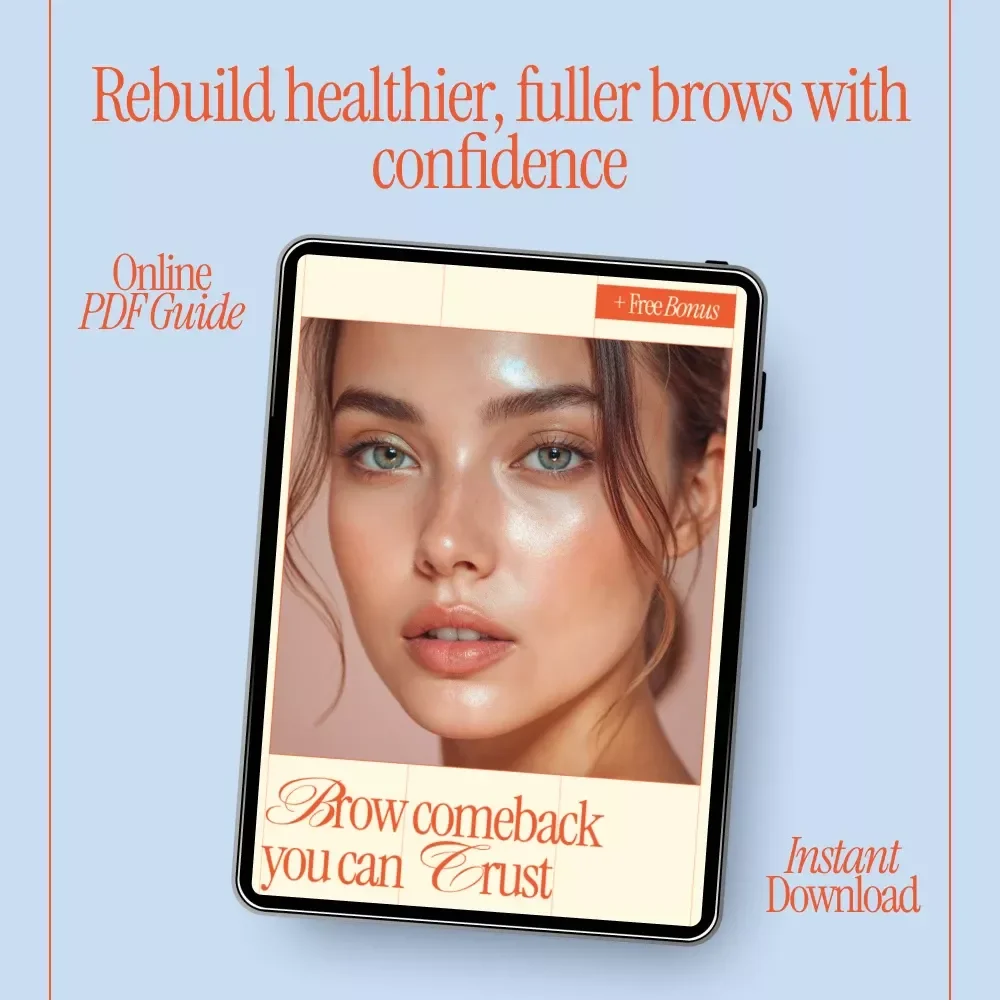 Brow Comeback You Can Trust – Eyebrow Regrowth Guide, Understanding Your Eyebrow Growth Cycle, Healthy Brow Regrowth & Fuller Brows Digital Download