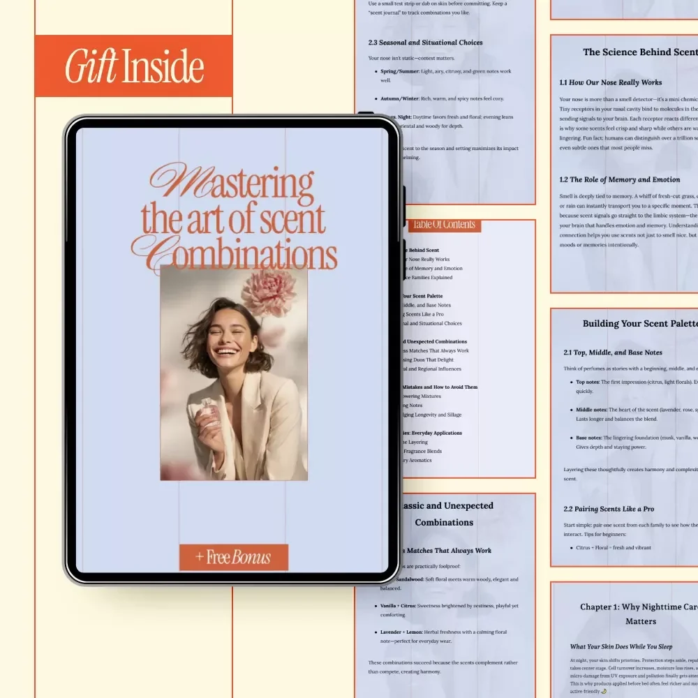 Mastering the Art of Scent Combinations – Ebook Guide to Good Scent Combinations, Perfume Layering & Signature Fragrance Creation