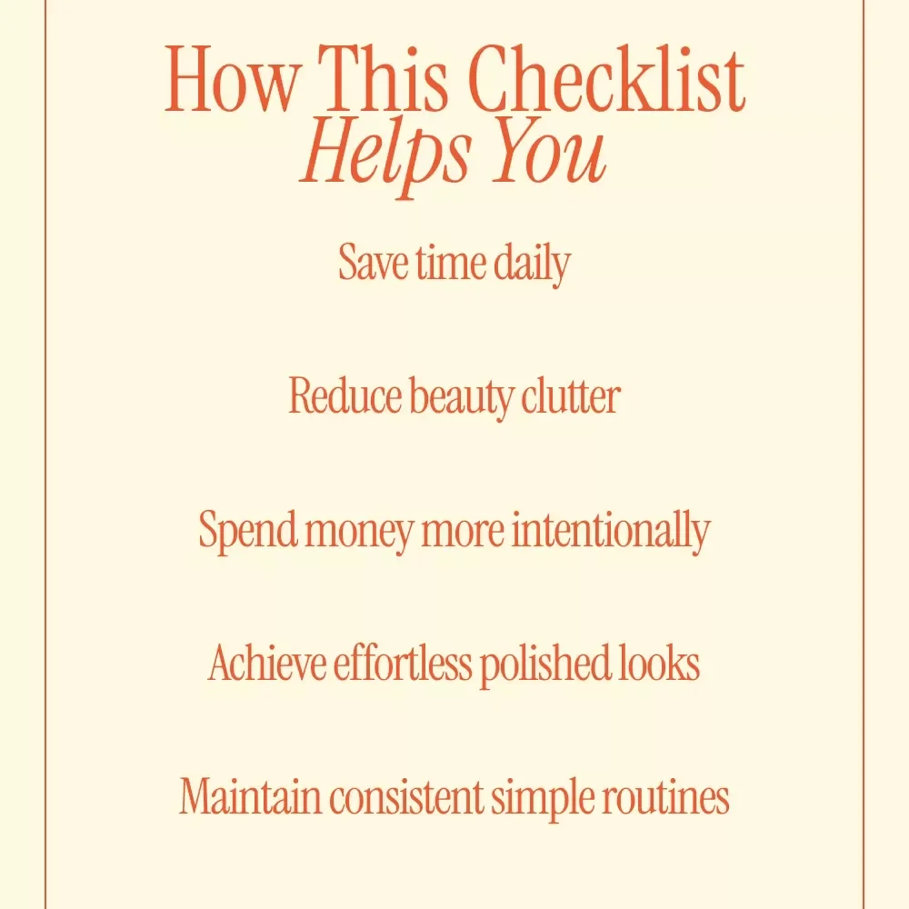 Minimalist Beauty Essentials – Simple Checklist for Modern Routines | Inspired by minimalist beauty trends