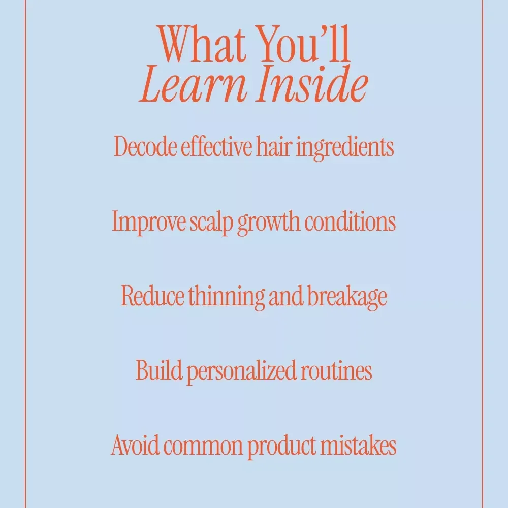 Ingredients That Support Hair Growth | What Ingredients Help Hair Growth Explained | Practical eBook Guide for Stronger, Healthier Hair