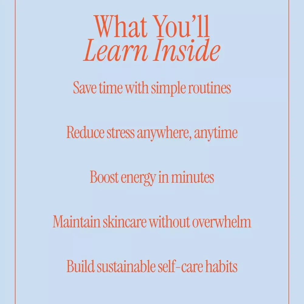 Glow on the Go: Self-Care Secrets for Busy Lives | Practical Self-Care Tips for Busy People | Digital eBook for Modern Routines