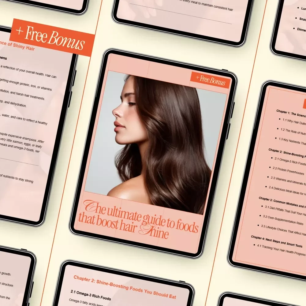 The Ultimate Guide to Foods That Boost Hair Shine – Digital eBook on Hair Nutrition, Shiny Hair Foods, Healthy Hair Diet & Natural Hair Health Guide