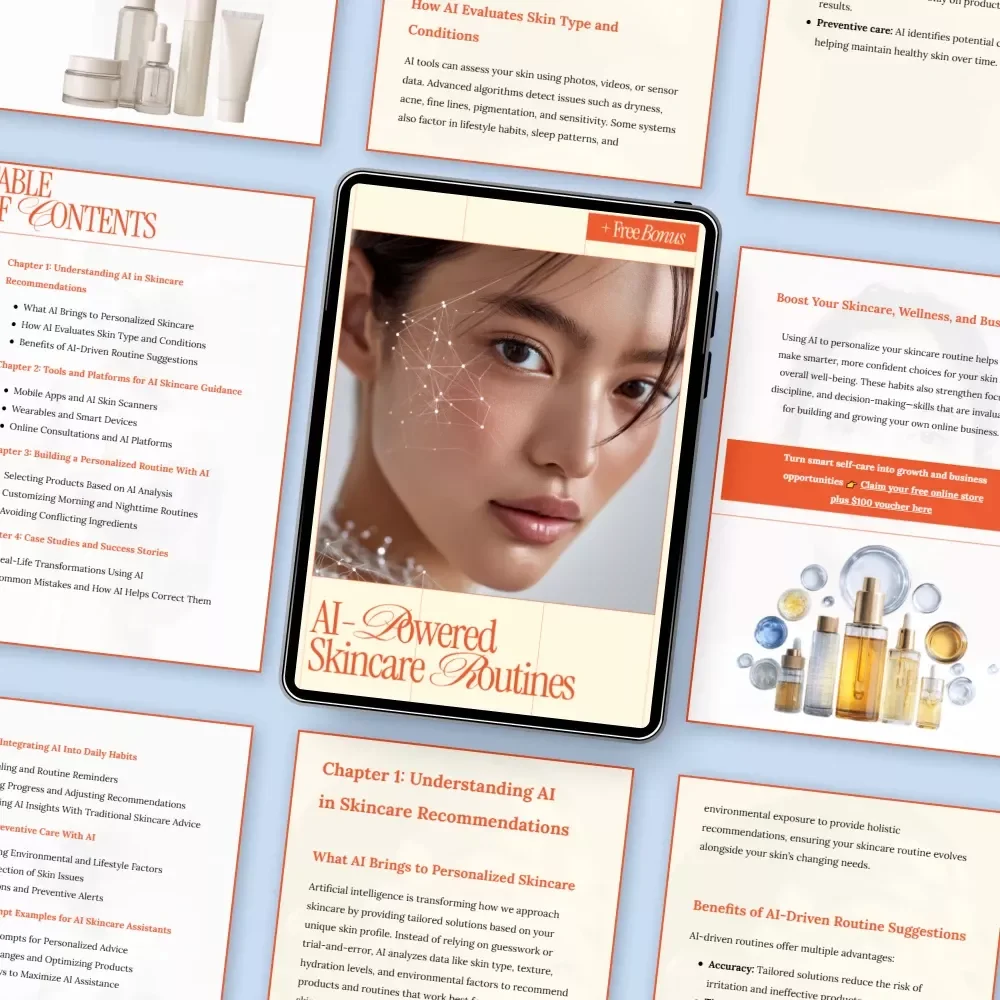 AI-Powered Skincare Routines – Smart Beauty eBook on How AI Can Recommend Skincare Routine for Personalized Results