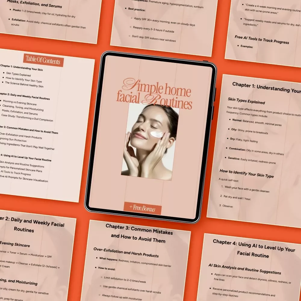 Simple Home Facial Routines – A Practical Guide to Easy, Effective home facial routines for Glowing Skin