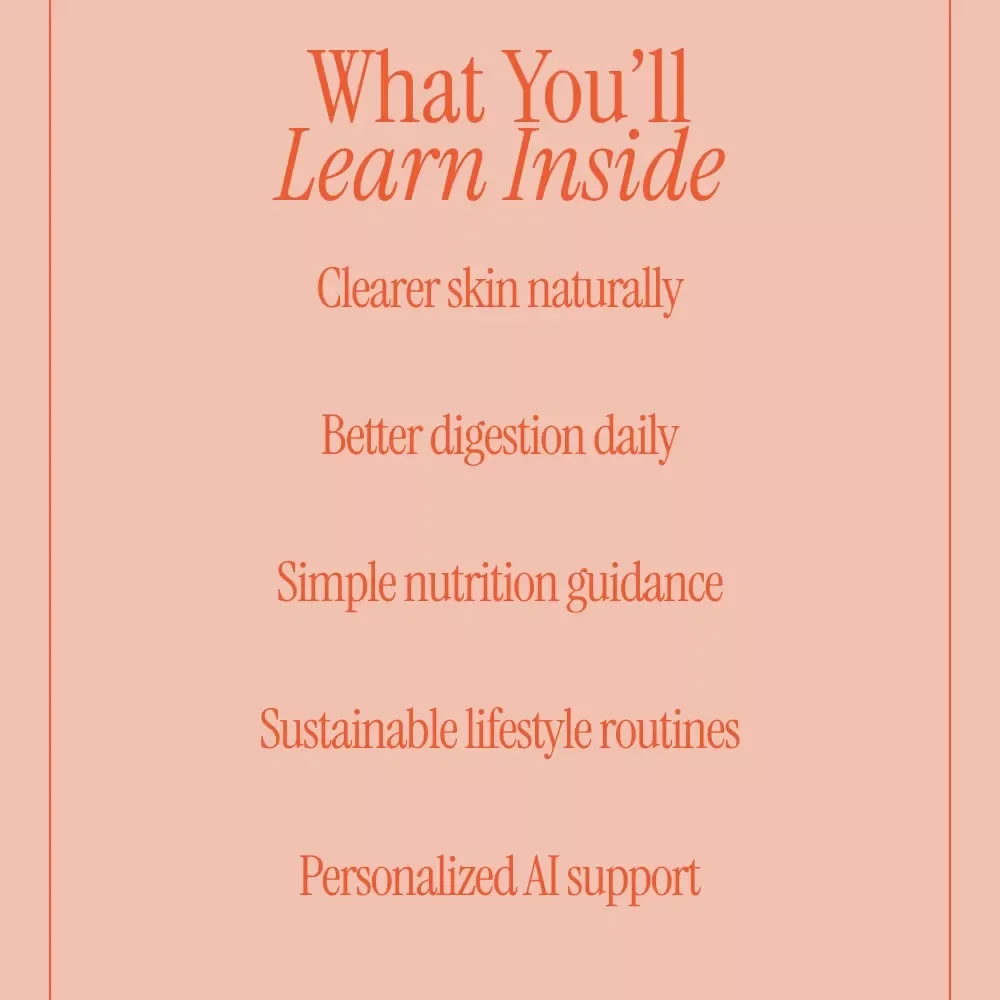 Radiant Skin Starts in Your Digestive System – A Practical Guide with Tips for Healthy Digestion and Skin, Gut-Skin Connection, Nutrition & Lifestyle Wellness