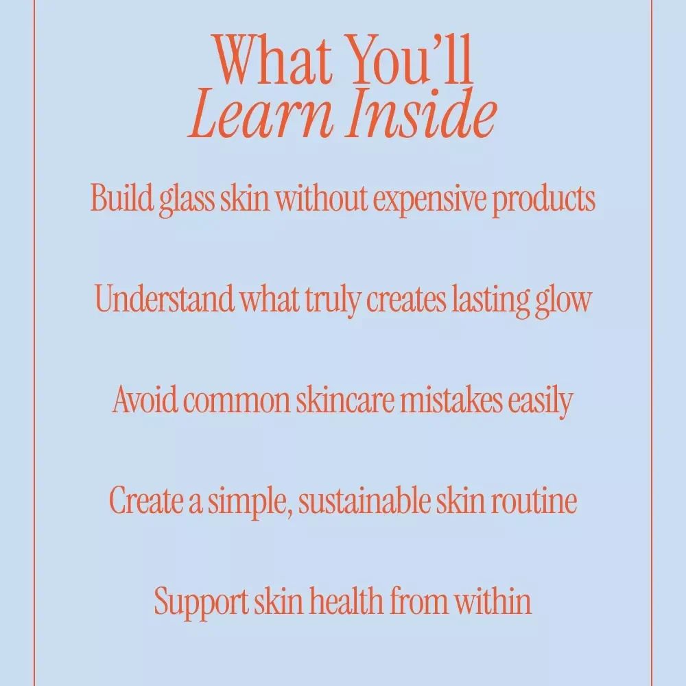 Glow From Within The Real Way to Glass Skin at Home | Glass Skin Guide, Skincare eBook, At-Home Glow Routine, Digital Download