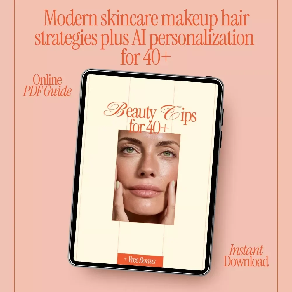 Beauty Tips for 40+ | Ultimate Digital Guide to Skincare, Makeup & Hair Care | Practical beauty tips for 40+ Women