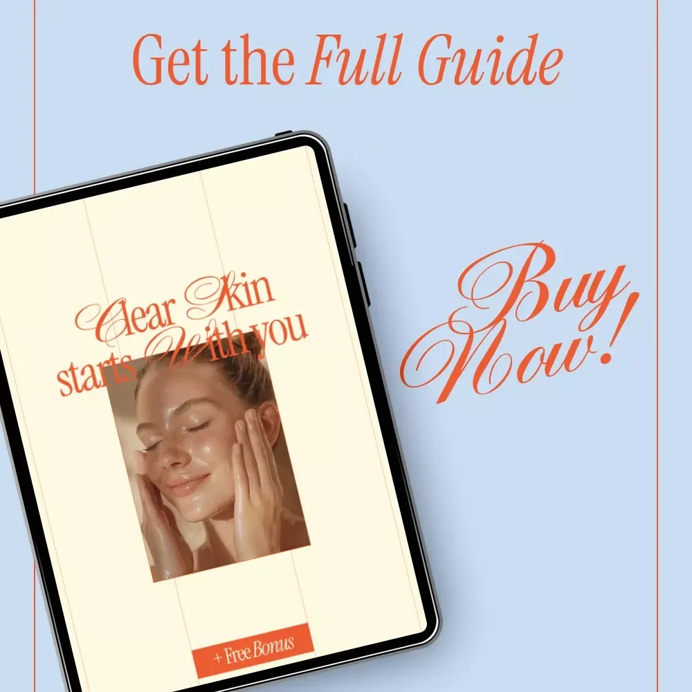 Clear Skin Starts With You | Naturally Clear Skin Guide, Holistic Skincare eBook, Daily Habits & Nutrition for Clear Skin, Simple Natural Skincare Routine, Digital Download