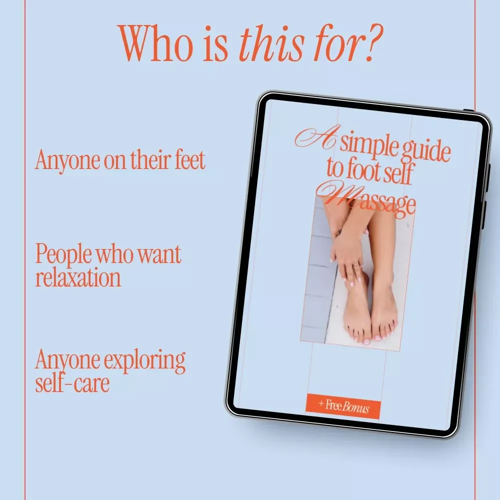 A Simple Guide to Foot Self Massage – Digital Wellness Guide for Relaxation, Pain Relief, and Daily Foot Care | foot self massage