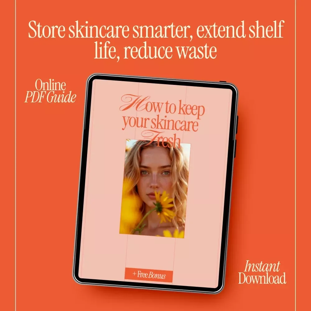 How to Keep Your Skincare Fresh – The Best Way to Store Skincare Products Guide | Smart Storage, Shelf Life Tips, Digital Download