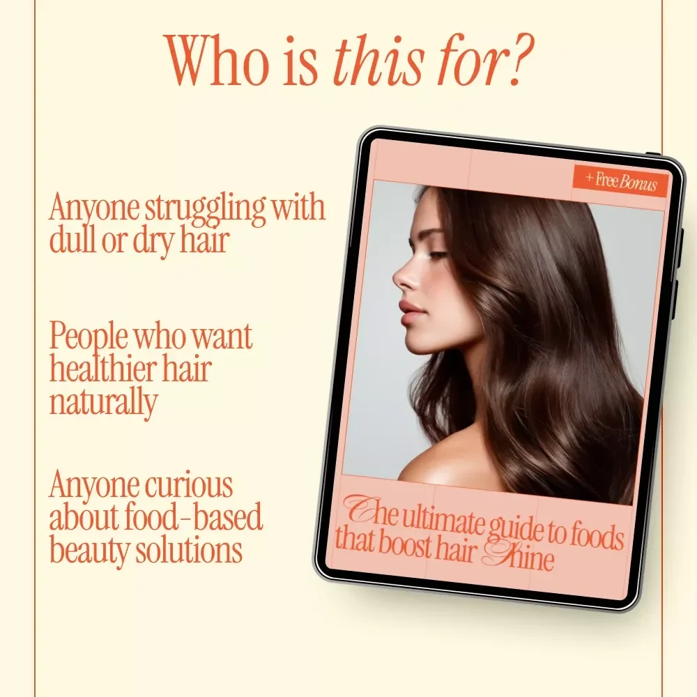 The Ultimate Guide to Foods That Boost Hair Shine – Digital eBook on Hair Nutrition, Shiny Hair Foods, Healthy Hair Diet & Natural Hair Health Guide