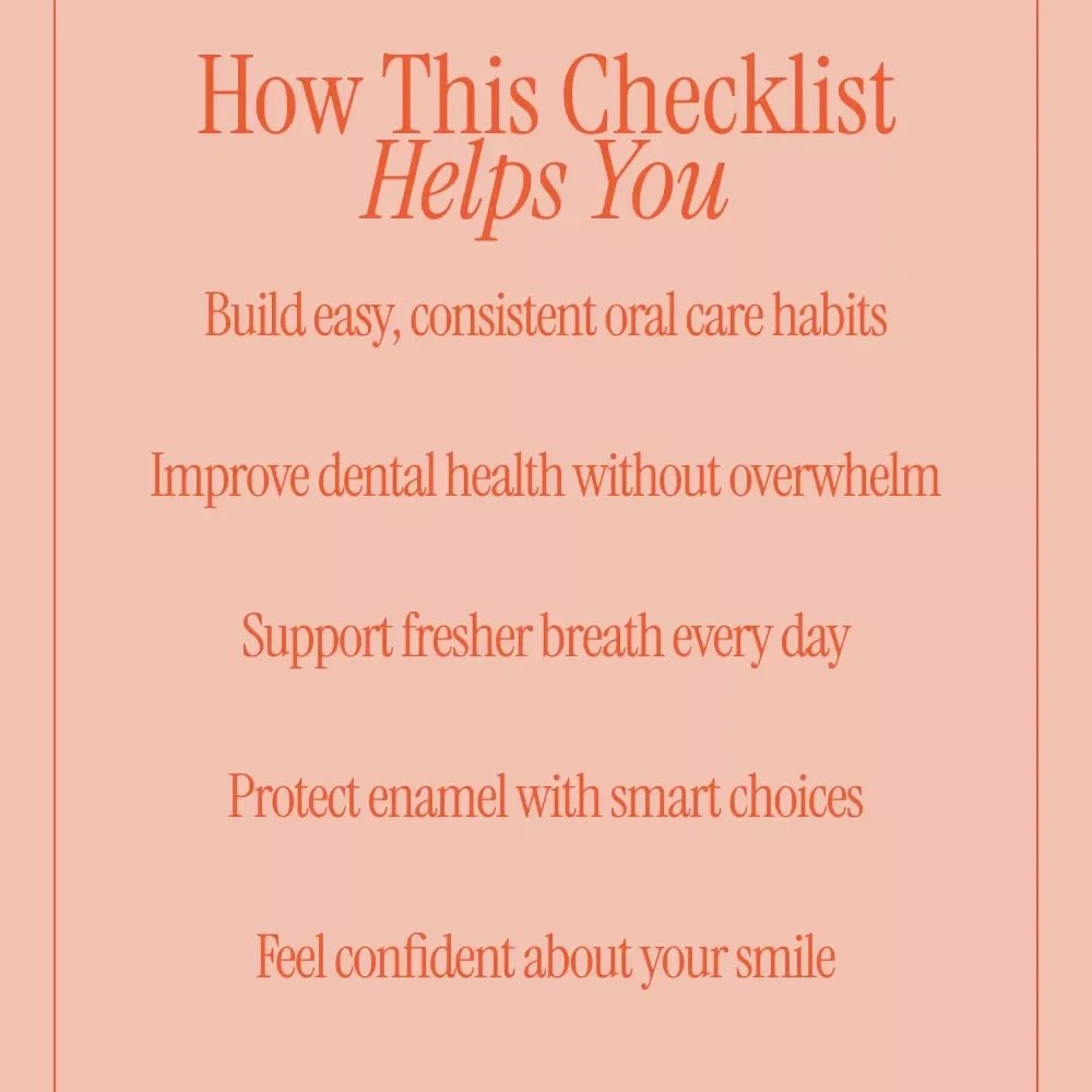 Your Ultimate Checklist for Healthy Teeth & Radiant Grins | Dental Care Checklist, Oral Hygiene Guide, Printable Smile Routine