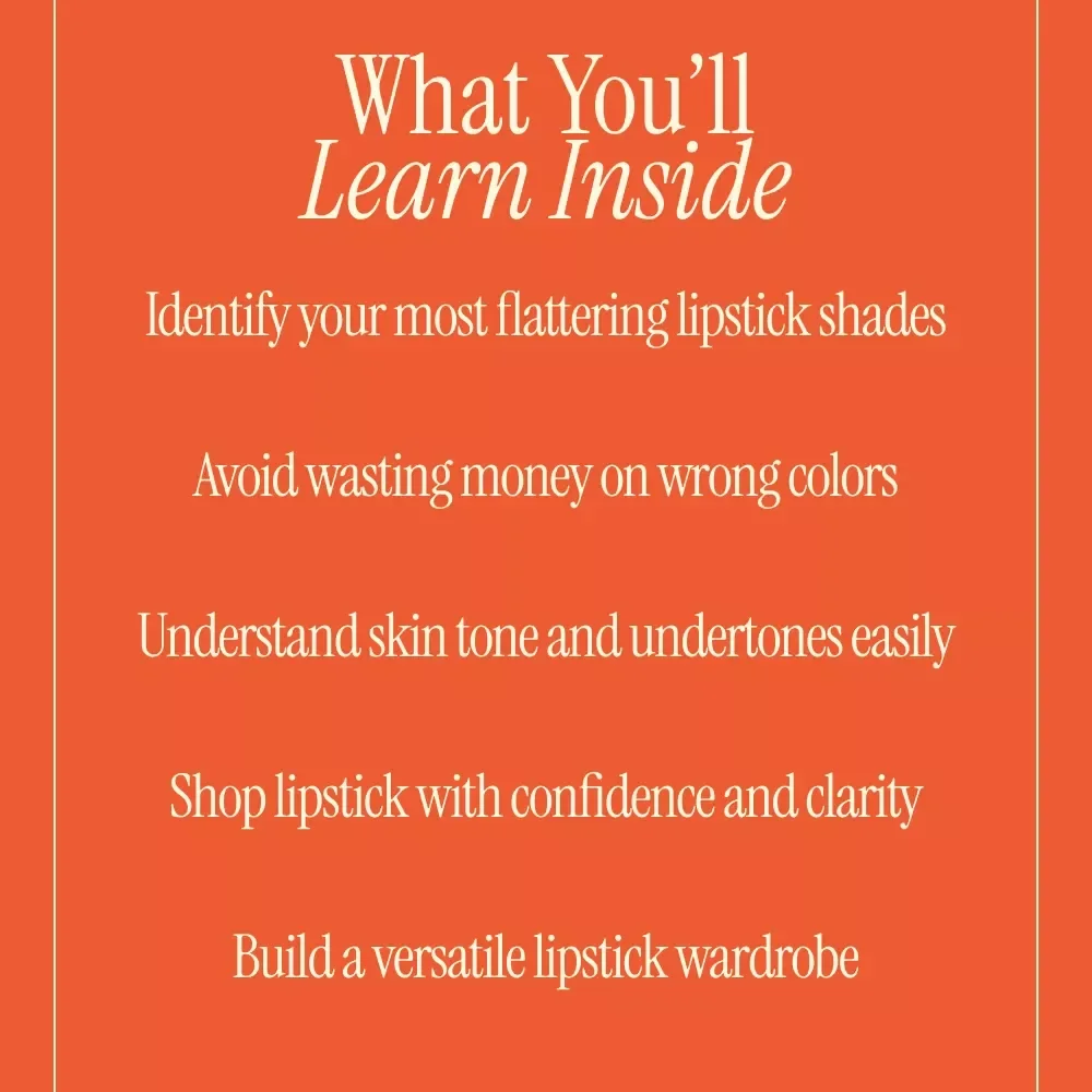 Find Your Signature Lip Color – A Practical Guide to the best lipstick for your skin tone | Digital Beauty Guide Download