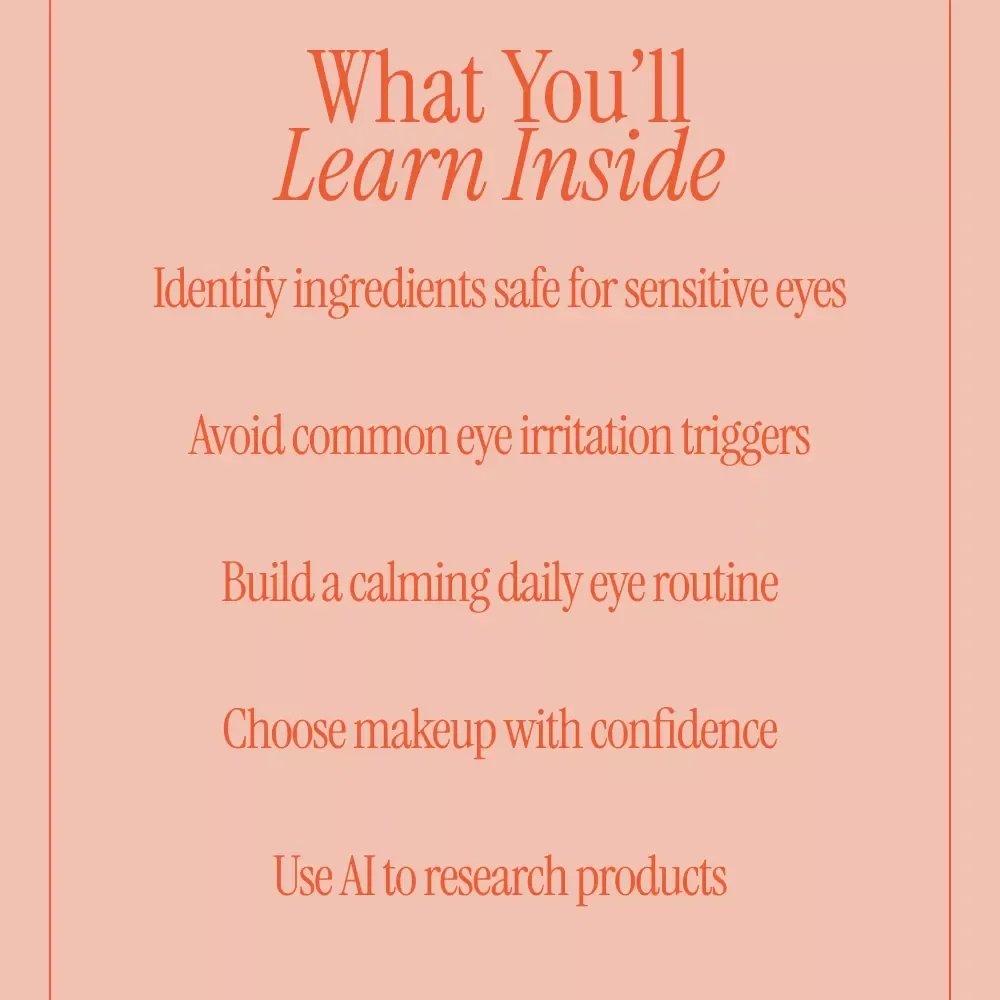 Gentle Glow For Sensitive Eyes – Digital Guide to Safe Eye Care, Ingredient Awareness, Makeup & Skincare Checklist for Sensitive Eyes
