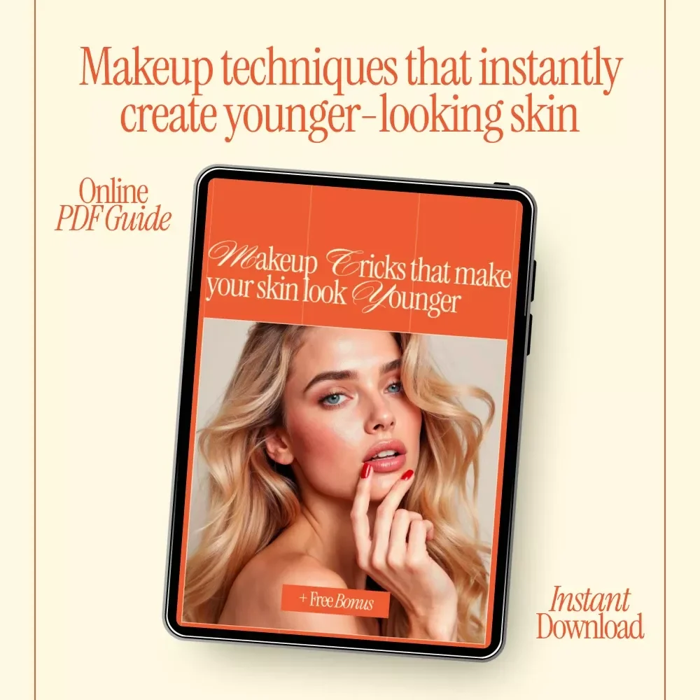 Makeup Tricks That Make Your Skin Look Younger – Anti-Aging Makeup Guide, Beauty eBook & Digital Download for Youthful Skin